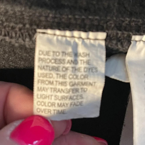 Women's 27 Madewell Fireside Jean Black Denim Skirt Zipper Fly - Picture 5 of 8